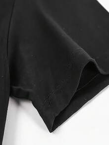 Men's Hip Hop DJ 50th Anniversary Graphic T-Shirt - Black With Yellow "Made Hip Hop" Lettering & DJ Turntable Art, Regular Fit Short Sleeve Casual Tee For Music Enthusiasts, Machine Washable Top| Dj Themed Apparel| Vibrant Print Quality - Black - View 4