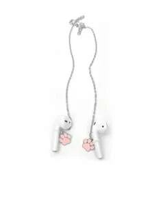 1pc Cute Cat Paw Anti-Lost Earphone Chain, Decorative Bluetooth Wireless Earphone Anti-Drop Chain, Universal Gift, Without Earphones