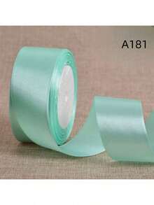 25 yards band Blombukett dekorativt band, 4 cm presentförpackningsband, satinband, julförpackningsbåge - Multifärgad - Visa 34