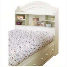 South Shore Summer Breeze Mate S Twin Bed With Storage White - White Wash as pic - View 6