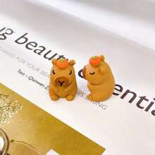 10/20/30Pcs Capybara Figurines Mini Capybara Tiny Resin Capybara Capybara Gifts Little Capybara Miniature Animal Craft Decor For Garden Accessories Landscape Decor(Random Color),Capybara Ornament,Penguin,Capybara Party,Little Animals,Resin Capybara,Platypus,Capybara,Mini Figures