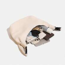 Simple Underarm Bag - Stylish And Versatile Handbag For Work Commute, Luxe Minimalist Design, Unique Single Shoulder Purse - White - View 5