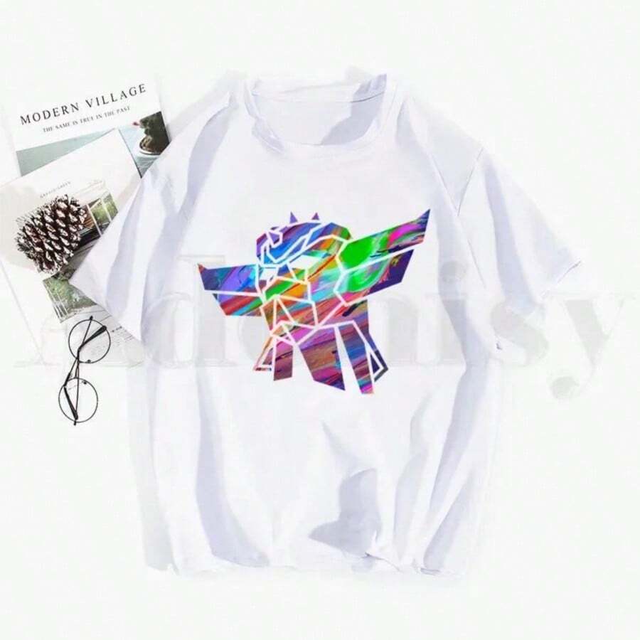 Grandizer Japan Robot Anime Goldorak Goldrake Tshirt Hip Hop Girl Print Top Tees Harajuku Tshirts Men Fashion Summer T-Shirts - White - View 1