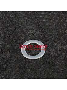 400pcs Crochet Rings, Bag Shaping Rings, O-Rings, Plastic Circles 2cm, Suitable For Circle Shaping, Backpack Decoration, And Pet Chew Ring Accessories