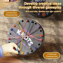 趣味解谜游戏，双人对决，亲子互动早教玩具，有助于培养孩子专注力，适合男孩女孩的新奇游戏，送给孩子的好礼物 - 彩色 - 查看 4