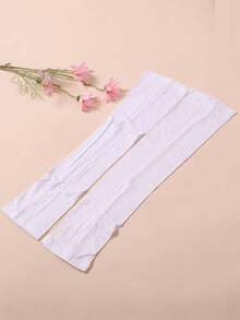 New Soft Skin-Friendly Elastic Modal Cotton Base Layer Arm Sleeves Women's Sun Protection Cooling Arm Covers 1 Pair - Multicolor - View 15