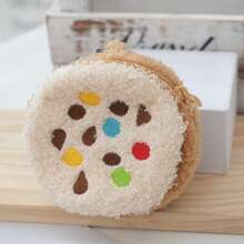 Cookies Style Coin Purse, Creative Key Holder, Cute Niche Earphone Storage Bag