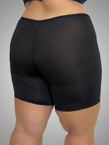 Women's Plus Size Anagua Second Skin Bermuda Shorts - Black - View 2