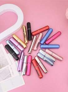 1pc Mini Refillable Travel Perfume Atomizer Bottle, Made Of Durable Aluminum Alloy, Compact & Portable, Suitable For Travel & Outdoor Use, Can Be Filled With Customized Perfume, Enhances Personal Charm, Adds Ritual To Life, Boosts Confidence & Mood. Ideal Gift For Girls, Women, Moms, Boyfriends, Home & Bathroom Decor, Great For Valentine's Day, Mother's Day (Random Color & Style)