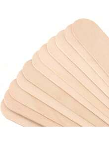 200 Pcs 8 * 1 Inch Jumbo Craft Sticks, Wooden Large Tongue Depressors, Craft Sticks Ice Cream Sticks Jumbo For Plant Labels, DIY Crafts, Crafting - Bej - Görünüm 6