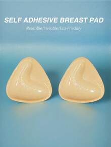 2/1 Pair Of Bra PadsDouble Sided Adhesive Bra PadsSports BraSwimsuitBikiniAdhesive Bra PadsValentine's DayWomen's Best SellersBra Accessories - View 2