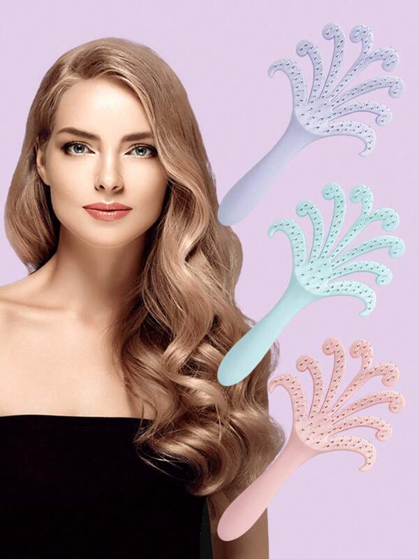 Octopus-Shaped Combs Are Selling Well. Fluffy And Hair-Friendly Massage Combs Are Available For Both Dry And Wet Use. Wholesale Portable Hair Care Combs