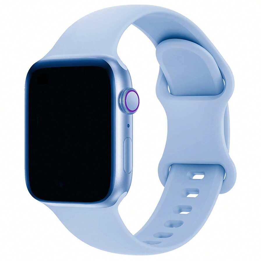 Correas deportivas compatibles con de 38mm, 40mm, 41mm, 42mm, 44mm, 45mm, 49mm, correa de silicona suave y resistente al agua compatible con iWatch Series 11, 10, 9, Ultra, 8, 7, 6, 5, 4, 3, 2, 1, SE para mujeres y hombres