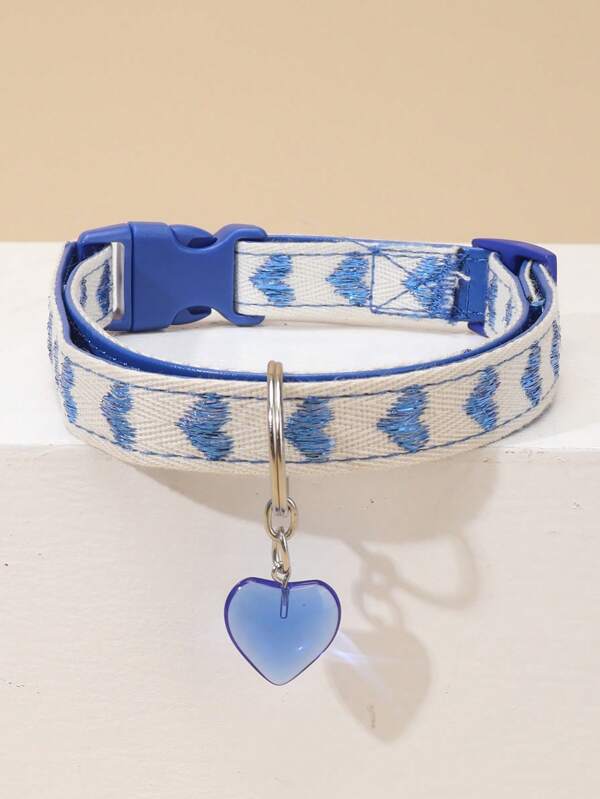 1 Stück dünnes Haustier Pfötchen Liebes Design Halsband, geeignet für kleine Hunde und Katzen, ganzjährig tragbar