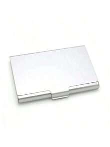 1 Creative Business Card Holder, Aluminum Alloy Name Card Case, Card Holder, Card Box, Card Storage Box, Card Organizer, Credit Card Holder, Wallet, Home Storage Box, Office Supplies And Office Storage - Multicolor - View 11