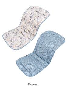 1 件舒适婴儿推车座椅垫，可翻转高脚椅垫