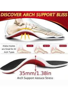 Semelles intérieures de chaussures de course unisexes, coussinées et amortissantes. Elles peuvent être découpées librement à la taille. Conviennent pour les chaussures de sport, de ville et autres chaussures.