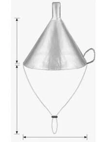 1pc Hooded Hat, Silver Metal Man Pointy & Square Hat, Forest Spirit COS Cosplay Hat, Stage Performance Accessory - Silver - View 6