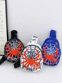 Bolsa para niños y niñas, bolsa cruzada de monedas con diseño de dibujos animados, mochila pequeña casual al aire libre para el pecho, para lápiz labial, brochas, cuidado de la piel, teléfono móvil, monedas, artículos pequeños
