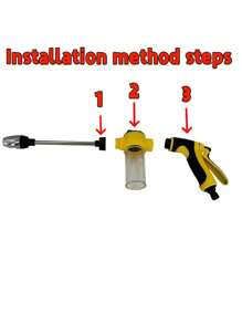 Neue leistungsstarke Hochdruckwassersprühpistole | tragbare Wasserpistole mit 2x stärkerem Strahlkraft, einfach zu benutzen, rutschfester Griff zum Auto waschen und Pflanzen bewässern, robuste Kunststoffkonstruktion, Gießkanne, batteriefrei