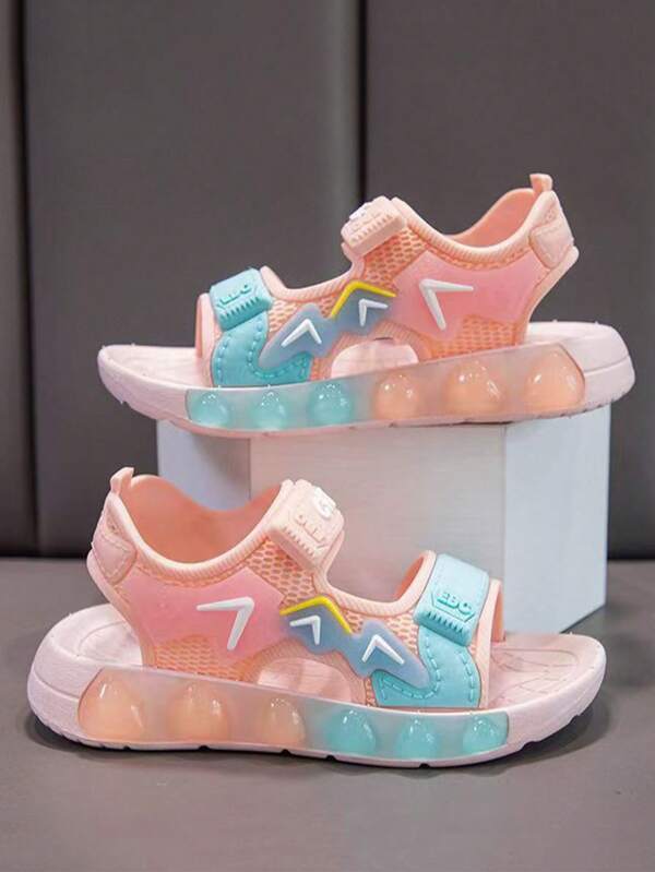 Summer New Korean Style Casual Comfortable Soft Sole Non-Slip Boys Girls Children Beach Sandals