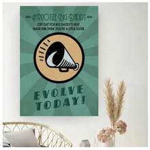 1PC Frameless Vintage Painting Classic Game Quotes Posters High-Definition Canvas Printing Wall Arts Modern Minimalism Club Game Hall Bedroom Dormitory Coffee Shop Wall Decoration Home Decoration ,Wall Art With Frame