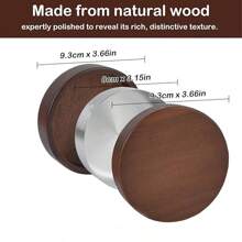 1 pezzo Posacenere in legno con coperchio, posacenere antivento con design in acciaio inossidabile carino, adatto per feste indoor/all'aperto, ufficio, casa, balcone