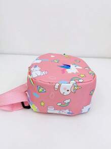 Bolsa para niños y niñas, bolsa cruzada de monedas con diseño de dibujos animados, mochila pequeña casual al aire libre para el pecho, para lápiz labial, brochas, cuidado de la piel, teléfono móvil, monedas, artículos pequeños