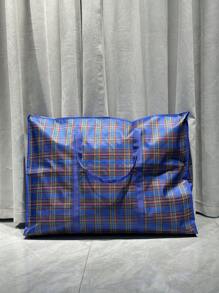 1PC Extra Large Storage Bag Tote Bag Hand Bag Large Capacity Clothes Storage Bag Non Woven Waterproof Travel College Carry Dormitory Essentials Moving Supplies