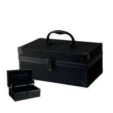 Professional Makeup And Manicure Case Medium Glitter Finish - 銀色 - 查看 2