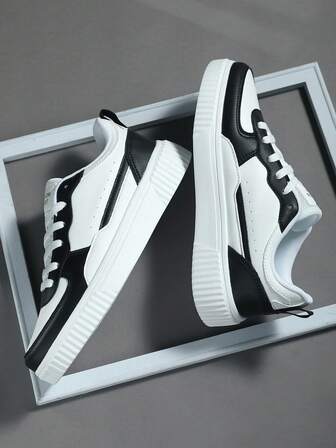 Pantofi sport pentru bărbați, pantofi casual pentru bărbați, pantofi frumoși la modă și personalizați pentru studenți de stradă, pantofi cu șireturi pentru bărbați, pantofi de skateboarding pentru bărbați