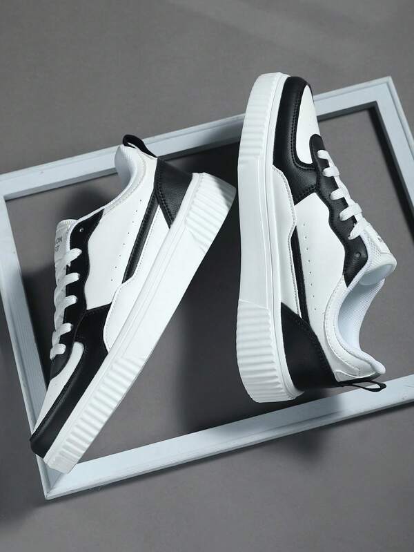 Men's Sports Shoes, Men's Casual Shoes, Fashionable And Personalized Street Student Handsome Shoes, Lace Up Men's Shoes, Men's Board Shoes