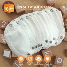 1pc/2pcs/3pcs/4pcs/5pcs Kids Romper Extender, Baby Bodysuit Extension Pads, For Continuing Use Of Undersized Rompers And Bodysuits - White - View 17