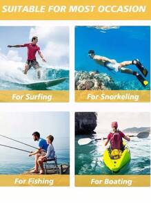 Waterproof Floating Keychain - ABS And Stainless Steel, Yellow With Compass Design - Perfect For Boating, Canoeing, Fishing, Rafting, Surfing And Party Gifts, Fishing Gear Accessories | Compass Keychain | Waterproof Keychain, Beach Essentials, Beach Accessories, Pool Float