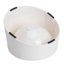 1Pc Pet Stainless Steel Double Bowl, Medium And Small Dog/Cat Melamine And Stainless Steel Food And Water Bowls, Anti-Spill Dual Pet Bowl Set, 2-In-1 Pet Bowl Cat And Dog Pet Feeding Bowl, 15-Degree Tilt, Anti-Choke, Anti-Whisker Fatigue Puppy Keep Dog Things Dog Accessories Dog Stuff