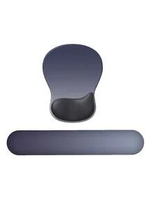 1pc Silicone Ergonomic Wrist Rest Pad For Laptop/Computer, Gradient Minimalist Design Thick Mouse Pad With Non-Slip Base - Multicolor - View 14