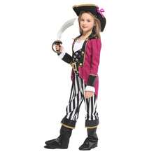 Vestido y ropa de pirata para niñas, disfraz de piratas del Caribe para niños, sin armas - Multicolor - Ver 7