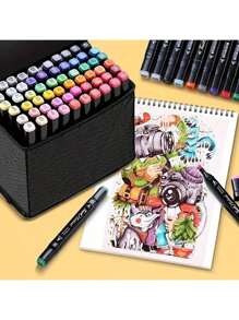 12/24/30/36/40/48/60/80/100/120/168/204/262 Colores Bolígrafos marcadores de metal Touchhero, variedad de colores vívidos, punta fina - multiusos para pintura en piedras, arte, vidrio y manualidades, vuelta al cole