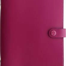 Filofax Pocket The Original Organiser - Midnight Blue - Raspberry - View 1