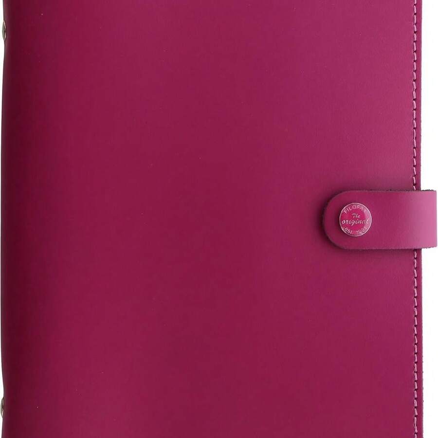 Filofax Pocket The Original Organiser - Midnight Blue - Raspberry - View 1