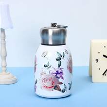 1 件新东方风格卡通保温水瓶，户外便携式带手柄和口袋，车载杯返回学校 - 彩色 - 查看 10