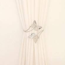 1 件奢华 Metalloc 蝴蝶和花朵窗帘夹