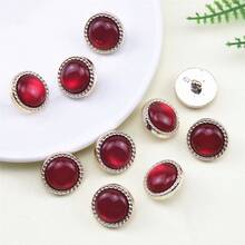 10pcs Bead Decor Button - Beige - View 16