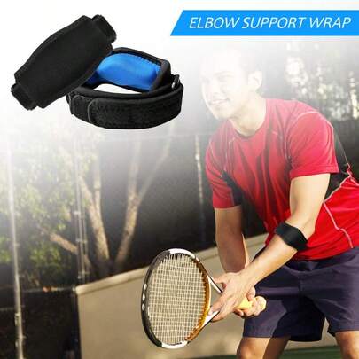 Adjustable Sponge Padded Back Durable Elbow Pads For Men And Women Suitable For Home Sports Badminton Weightlifting Golf Fitness Elbow Support And Protection