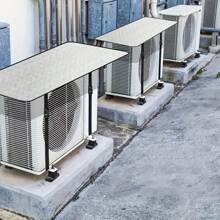 Durable Flame-Retardant Air Conditioner Cover With Fixed Buckle - Heavy-Duty Sun And Rain Protection, Reinforced Edge Design, Convenient Zipper For Outdoor HVAC Equipment Maintenance, Outdoor Air Conditioner Protective Cover | Reinforced Edge Design | Rain And Wind Protection Coverage