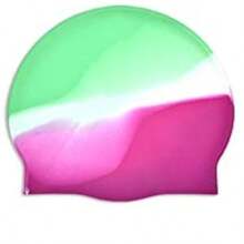 2025 New 7.48"*8.66" Silicone Colorful Waterproof Non-Chafing Swimming Cap, Suitable For Men And Women With Long Or Short Hair, Easy To Wear And Remove, Keeps Hair Dry For Swimming And Bathing, Beach Essentials, Beach Accessories, Pool Float - Multicolor - View 12