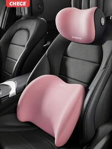 1 件汽车头枕颈枕 - 适合所有季节的汽车颈部支撑枕，汽车座椅腰部支撑枕套装