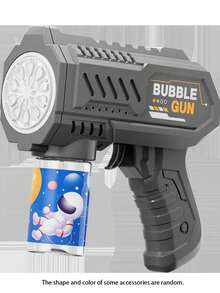 1套29孔泡泡枪电动自动吹泡泡机儿童便携式户外婚礼派对玩具儿童生日礼物礼品（不含泡泡液和电池）电动吹泡泡机，儿童自动吹泡泡机，儿童吹泡泡机户外玩具适合儿童生日礼物万圣节礼物（部分配件颜色随机）