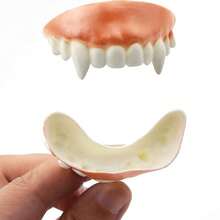 1/5/10/20/30/48 Pieces Gnarly Teeth Gag Teeth Ugly Fake Teeth Vampire Denture Teeth For Halloween Costume Party Favors Photos Props,Random Style And Color