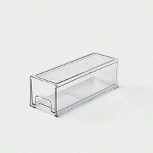 1件大容量抽屉式收纳盒冰箱蔬菜水果分隔储物盒多功能浴室桌面防尘防水化妆品收纳盒抽屉隔板储物盒多功能收纳套装 - 無色 - 查看 9